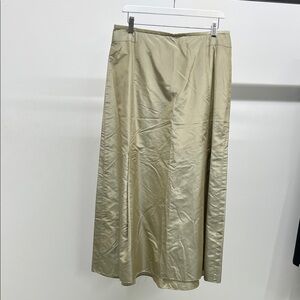 Armani Collezioni Gold Maxi Skirt